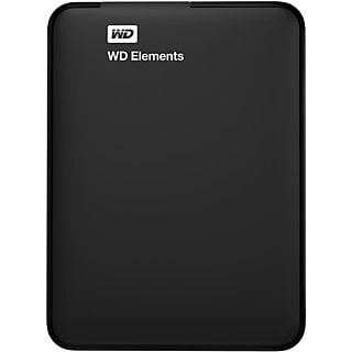 WESTERN DIGITAL Externe harde schijf Elements Portable 1 TB Zwart (WDBUZG0010BBK-WESN)