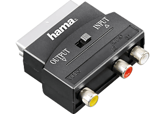 HAMA Video adapter scart-RCA 1 ster
