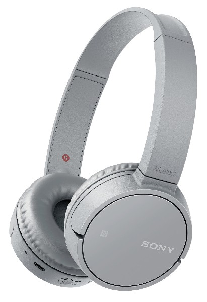 Auriculares inalámbricos - Sony WHCH500H.CE7, Bluetooth, NFC, Gris