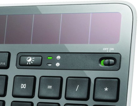 LOGITECH Wireless Solar Keyboard K750 nero - Tastiera wireless (Nero)