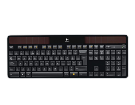 LOGITECH Wireless Solar Keyboard K750 nero - Tastiera wireless (Nero)