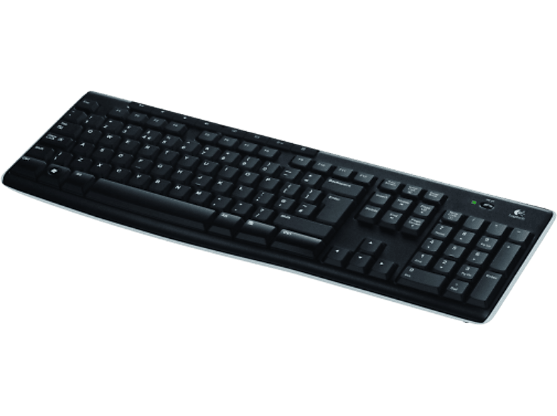 LOGITECH K270 WIRELESS KEYBOARD, Tastatur, Kabellos, Schwarz