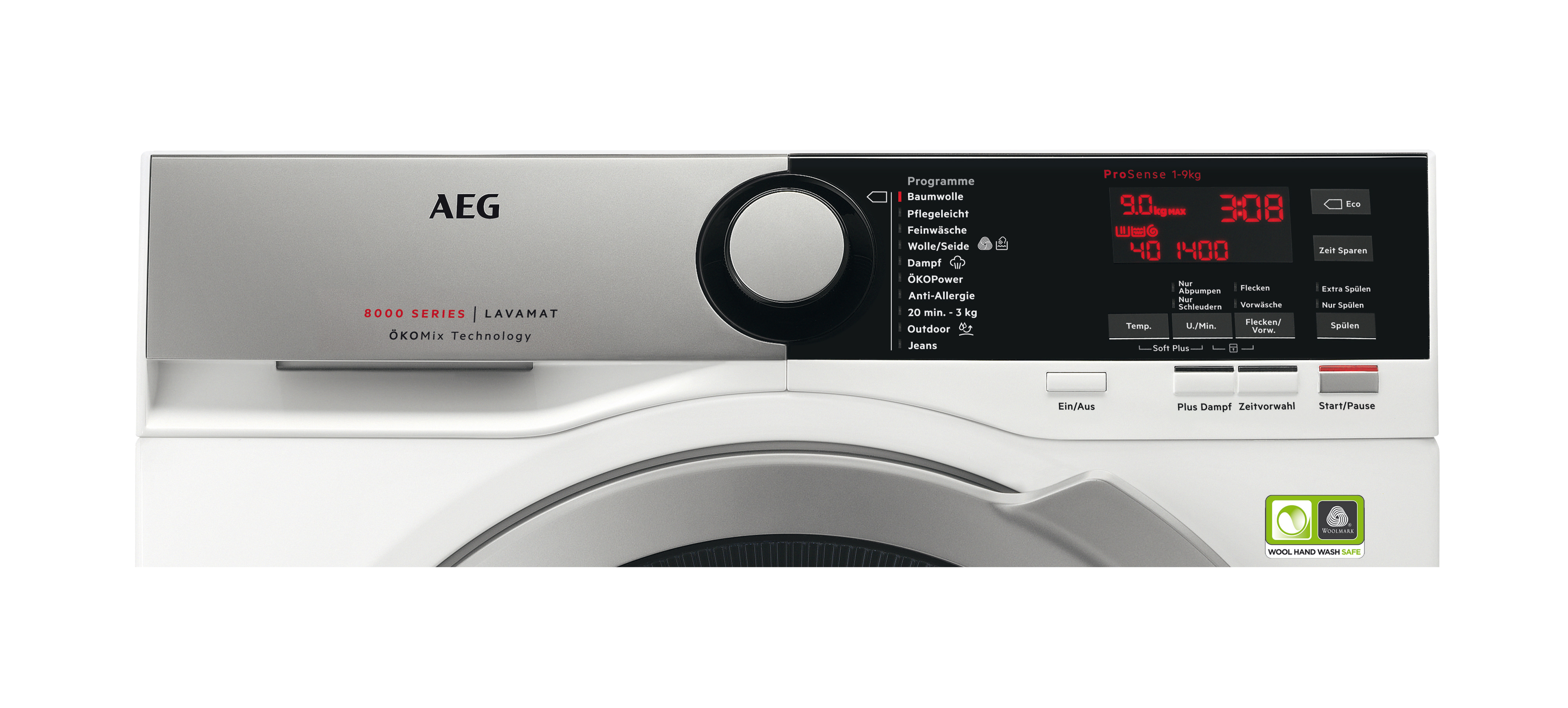 AEG L8FE76695 8000er Serie Waschmaschine (9,0 kg, 1551 U/Min., B)