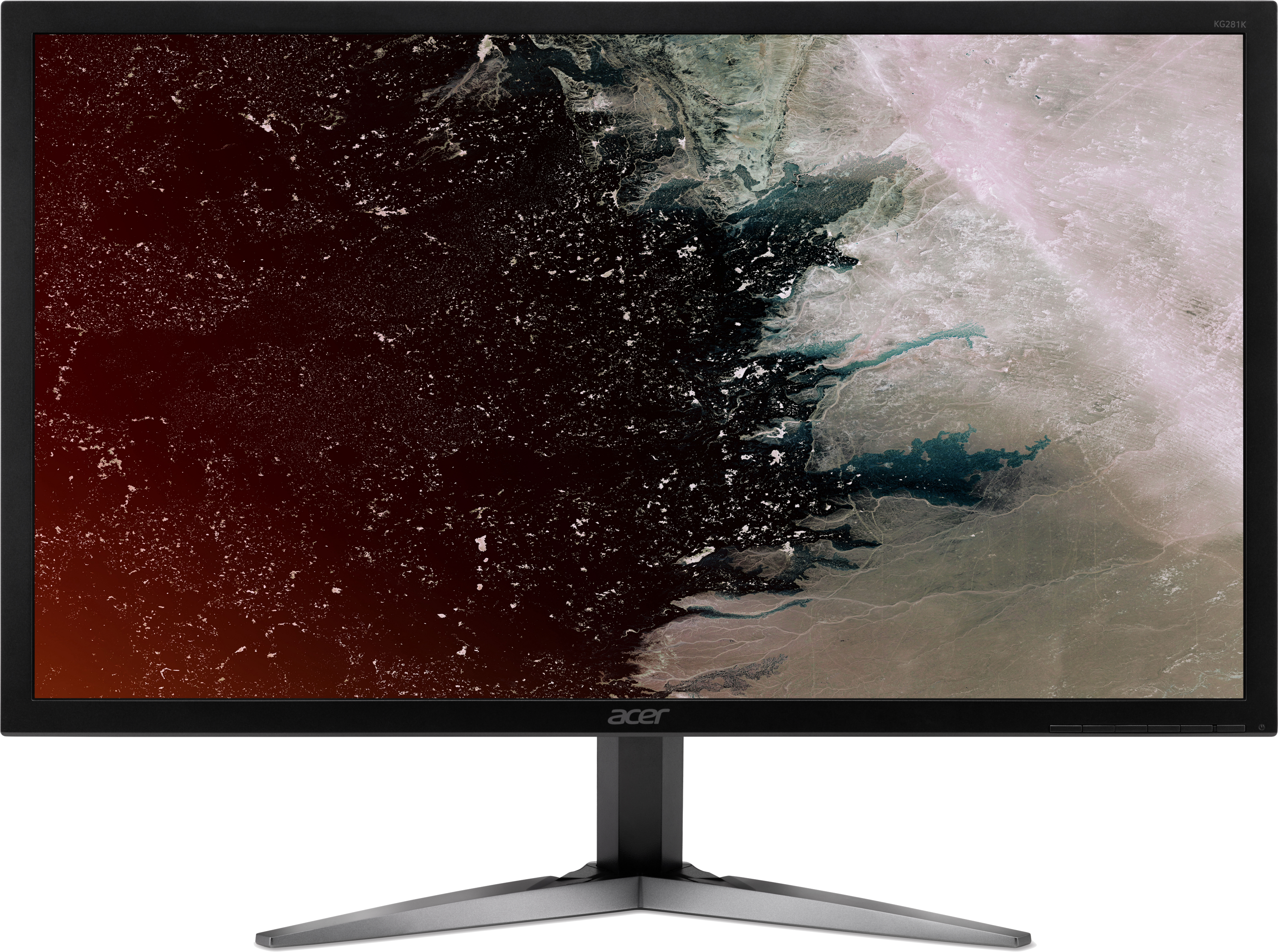ACER Gaming Monitor Predator KG281Kbmiipx 28" (UM.PX1EE.005) 28 Zoll Gaming Monitor, 330 cd/m², 60 Hz, Schwarz