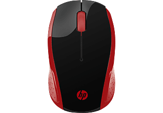 HP 200 - Mouse (Rosso/Nero)