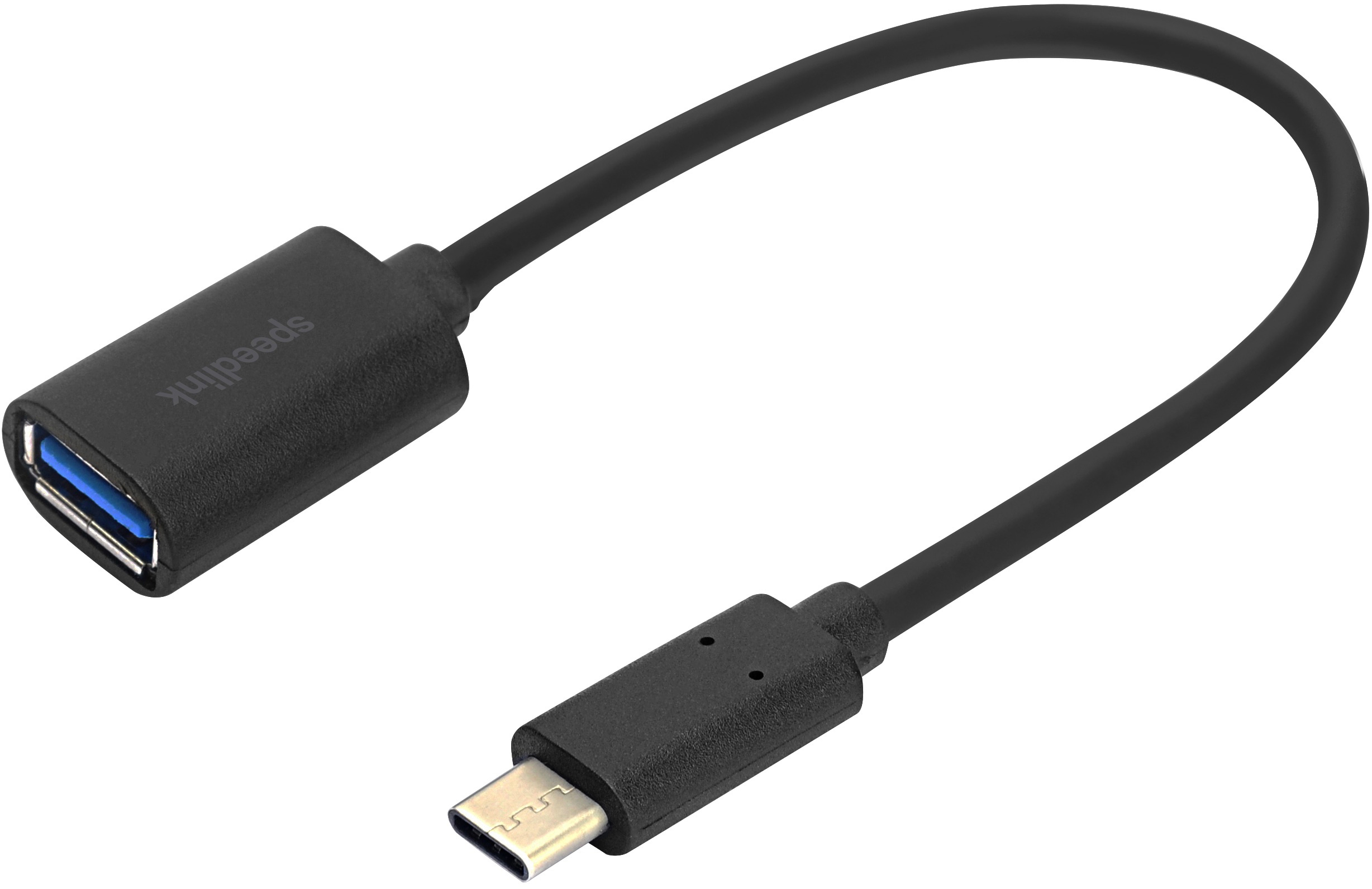 SPEEDLINK USB-C zu USB-A Adapter, Schwarz