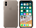 APPLE iPhone X Szürke bőrtok (mqt92zm/a)