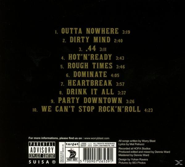 WORRY BLAST - .44  - (CD)