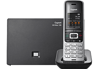 GIGASET Gigaset S850A GO - Telefono fisso senza fili - Tre segreterie telefoniche integrate - Argento/Nero - telefono cordless (Argento/Nero)