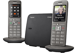 GIGASET CL660 DUO - Set de 2 téléphones sans fil (Gris)