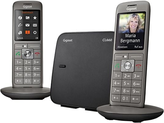 GIGASET CL660 DUO - Set di 2 telefoni cordless (Grigio)