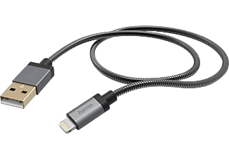HAMA Elite - Metal USB to Lightning 1,5m adatkábel (173626)