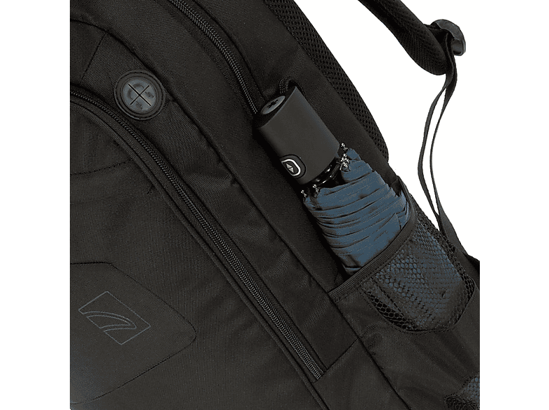 TUCANO LATO Rucksack im Urban Style Look für Geräte bis 17.3 Zoll, schwarz — Foto 3 von 4