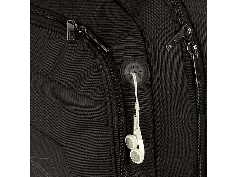 TUCANO LATO Rucksack im Urban Style Look für Geräte bis 17.3 Zoll, schwarz — Foto 4 von 4