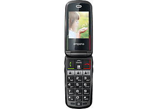 EMPORIA V98_001_R - telefono cellulare senior (Rosso)