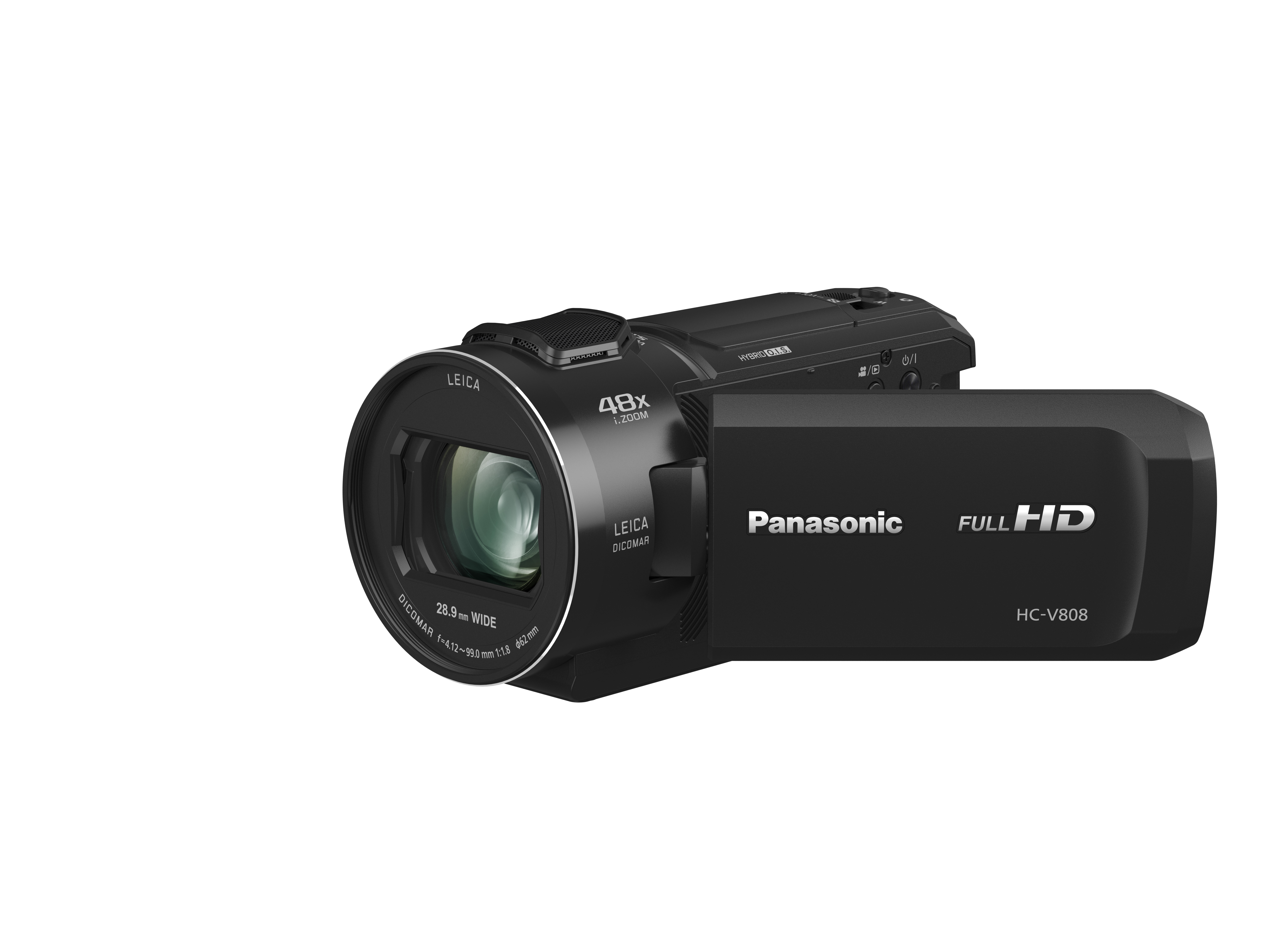 PANASONIC HC-V808EG-K LEICA Camcorder , BSI-MOS 8,57 Megapixel, 24xopt. Zoom