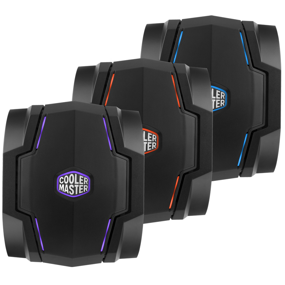 COOLER MASTER 120mm CPU-Kühler MasterAir MA610P RGB CPU Kühler, Schwarz