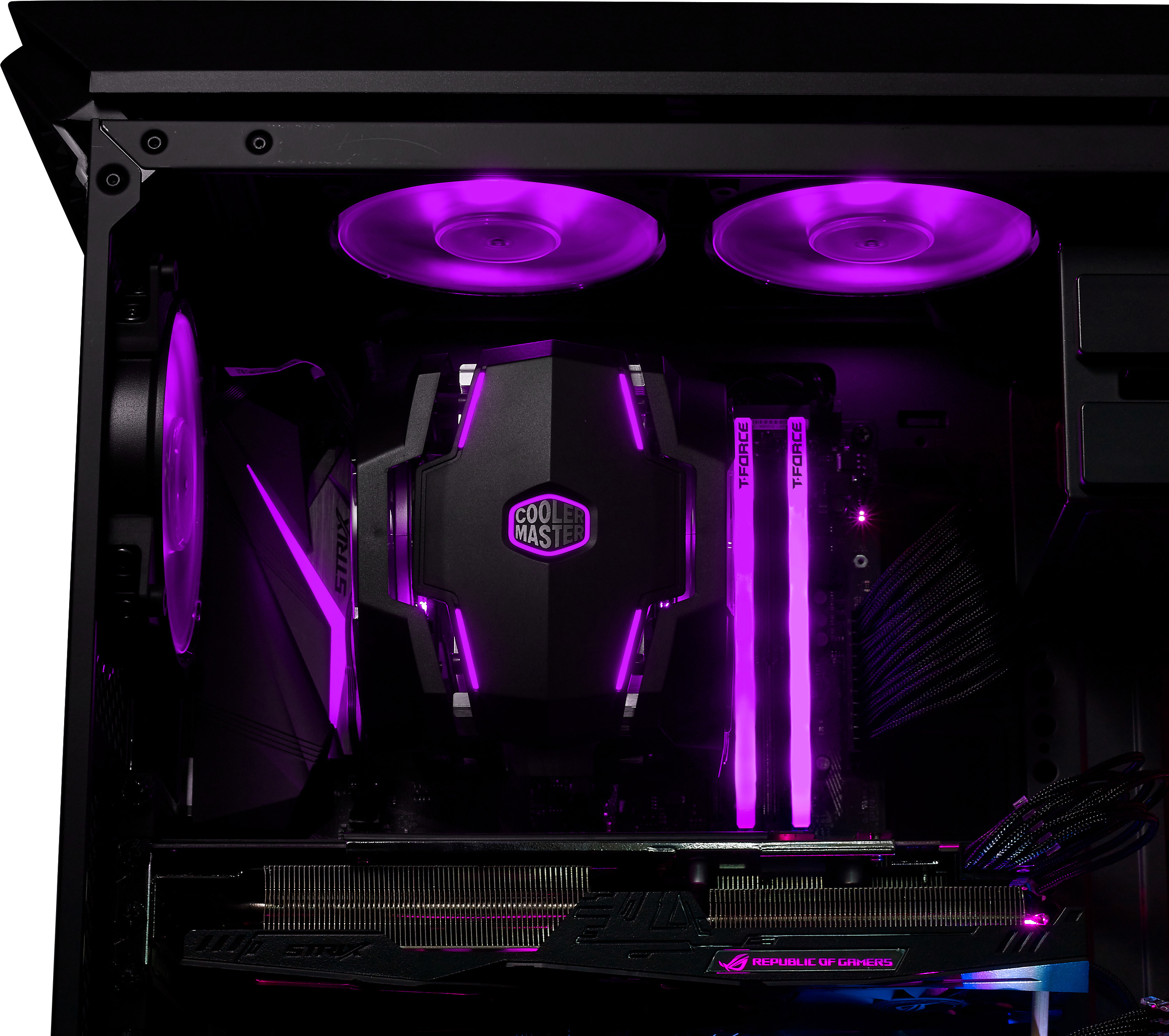 COOLER MASTER 120mm CPU-Kühler MasterAir MA610P RGB CPU Kühler, Schwarz