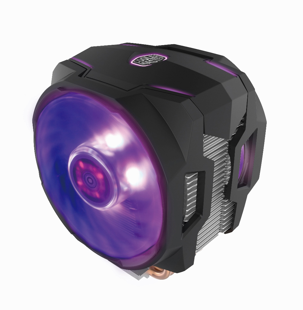 COOLER MASTER 120mm CPU-Kühler MasterAir MA610P RGB CPU Kühler, Schwarz