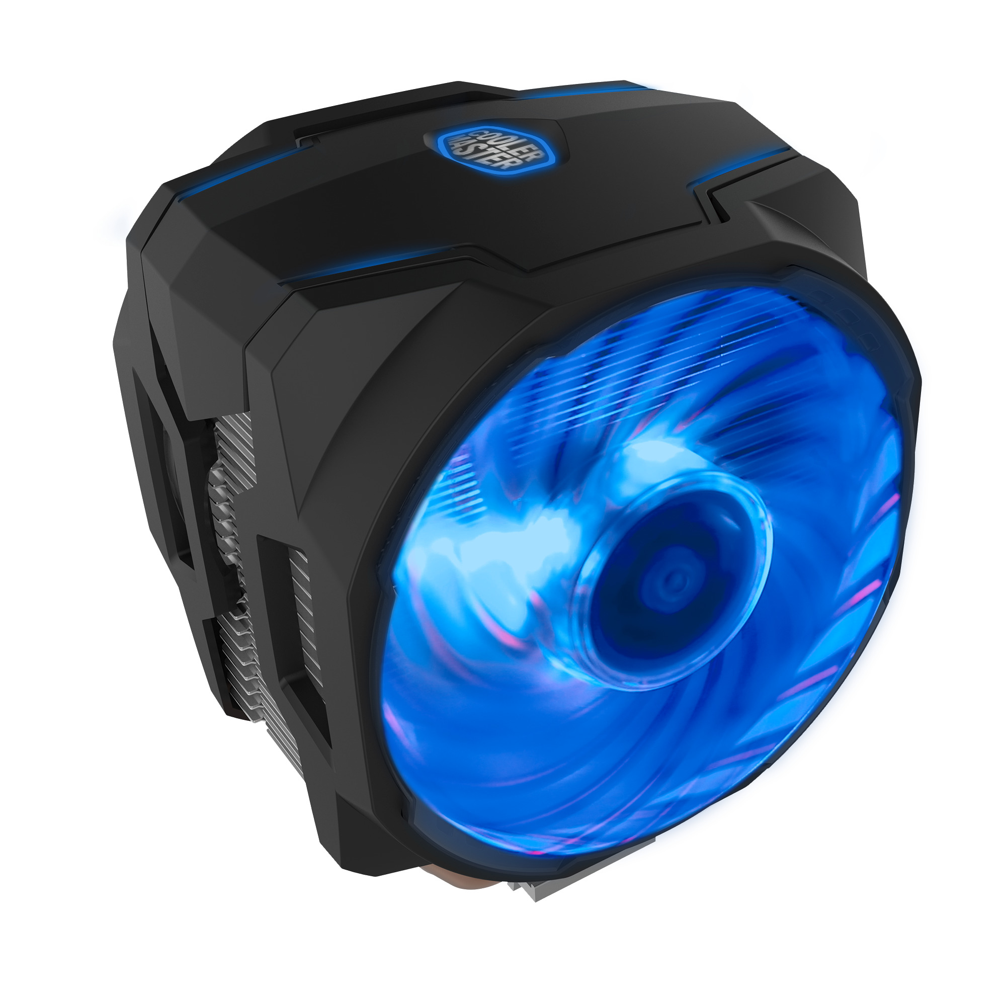 COOLER MASTER 120mm CPU-Kühler MasterAir MA610P RGB CPU Kühler, Schwarz