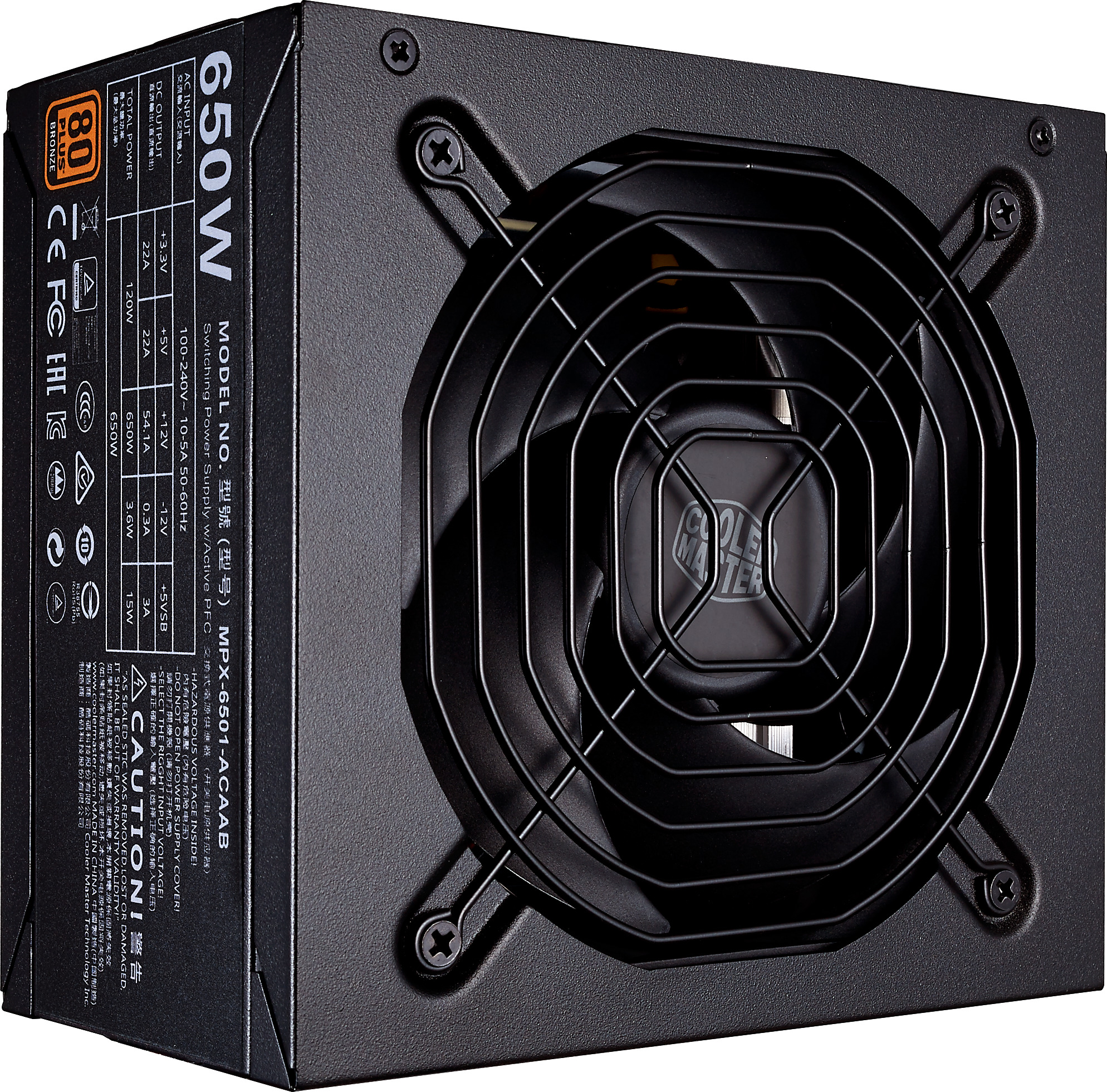 COOLER MASTER MWE Bronze 650 PC-Netzteil 650 Watt