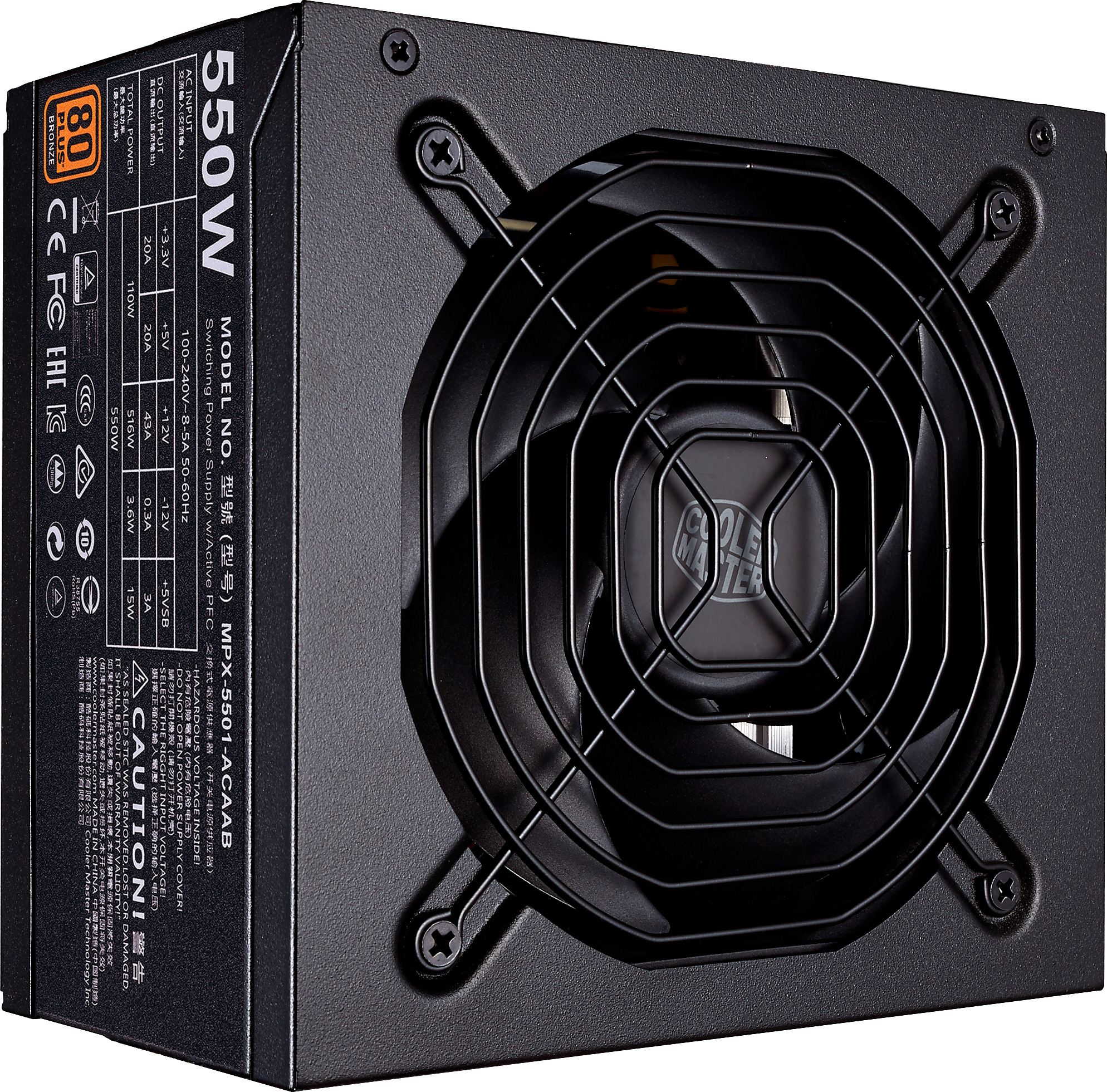 COOLER MASTER MWE Bronze 550 PC-Netzteil 550 Watt