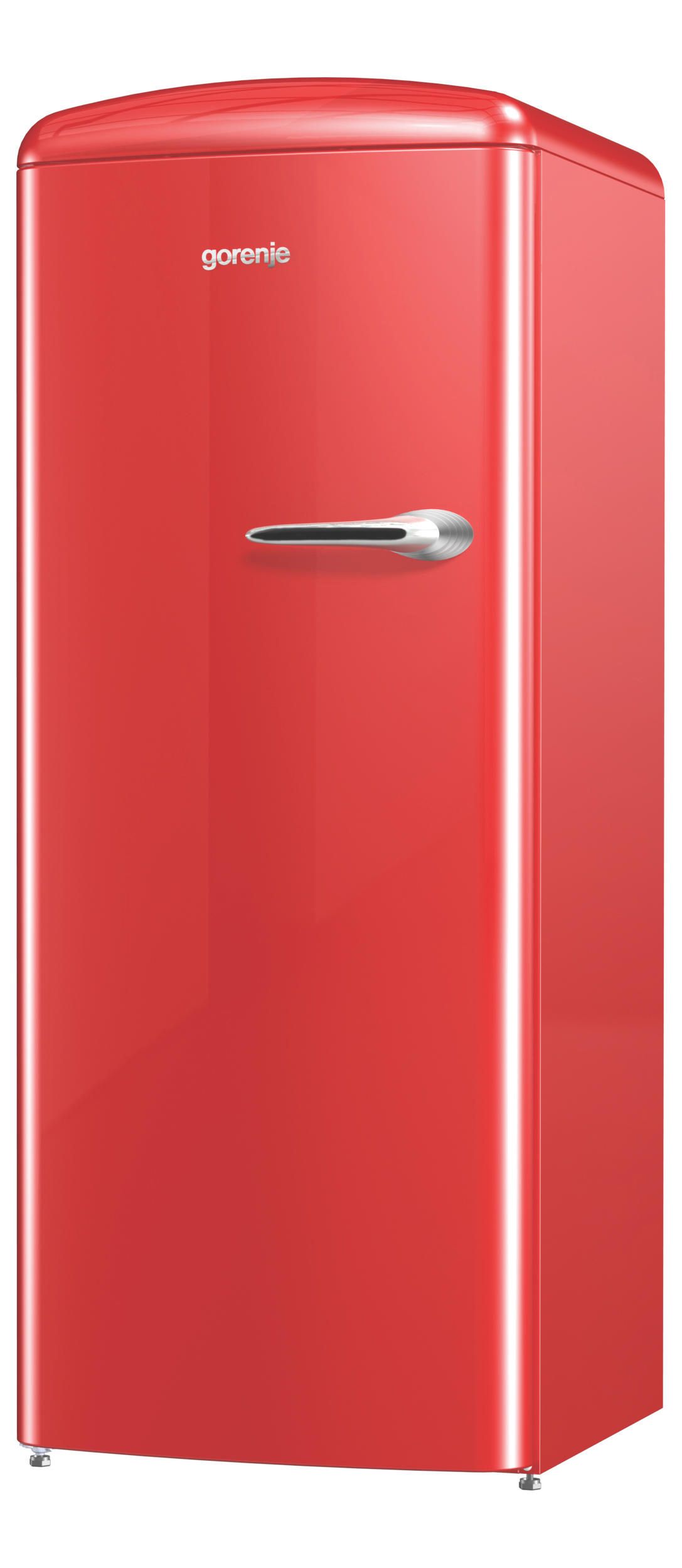 GORENJE ORB153RD-L Kühlschrank (254 l, E, 1540 mm hoch, Rot)