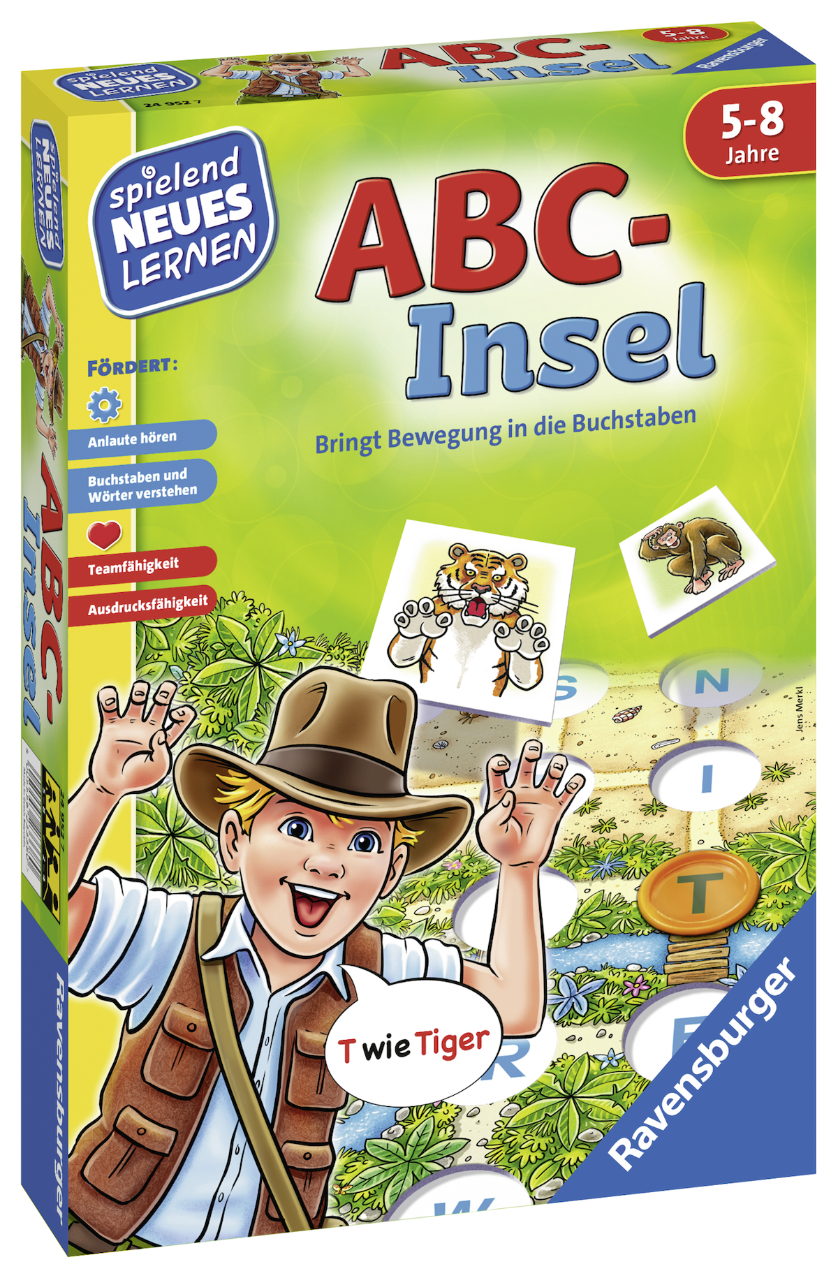 RAVENSBURGER ABC-Insel Aktionsspiel Mehrfarbig