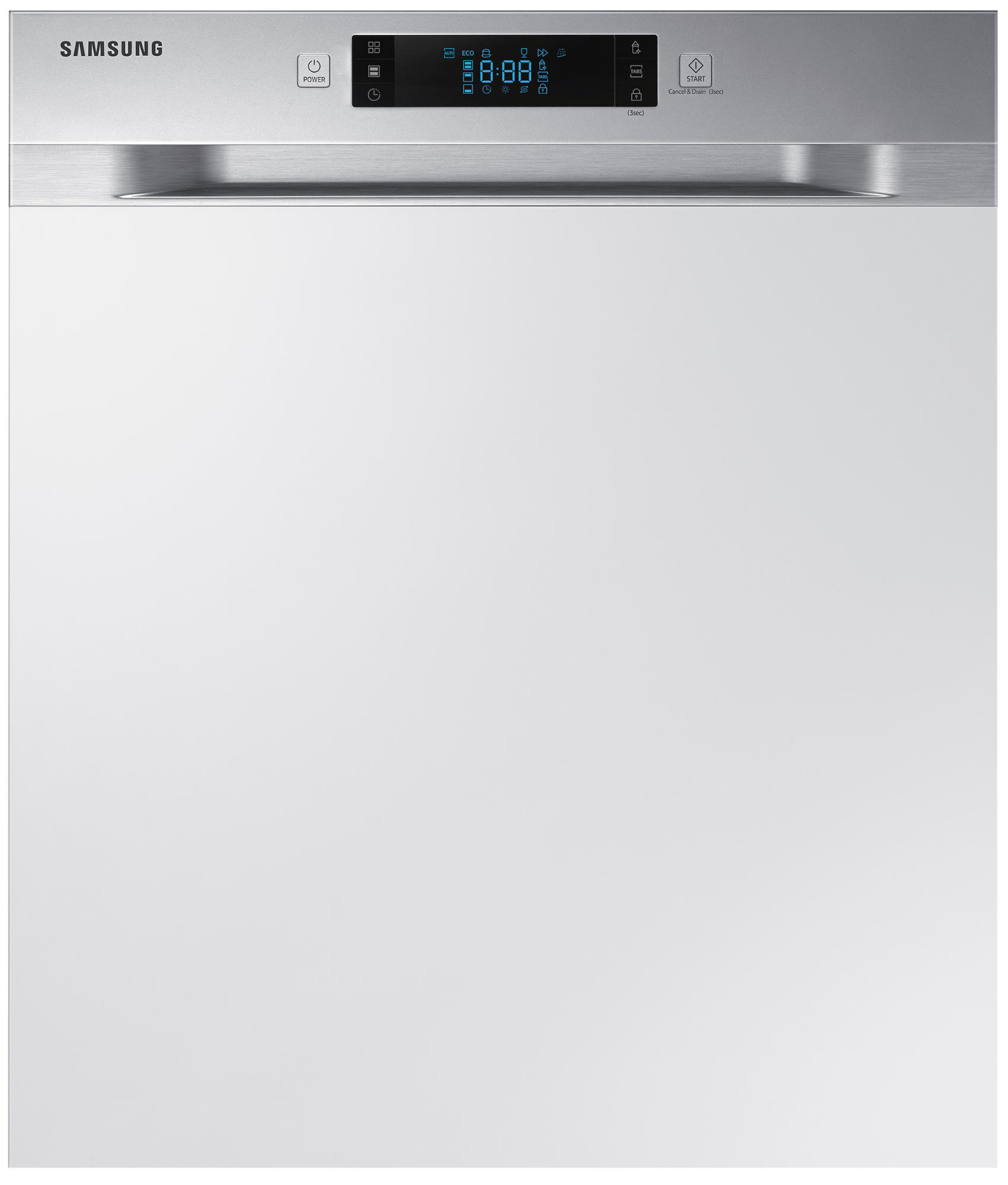 SAMSUNG DW60M6040SS/EG Geschirrspüler (teilintegrierbar, 598 mm breit, 44 dB (A), E)