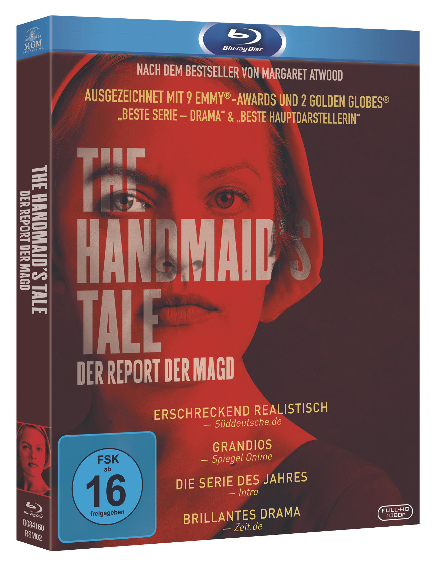 Filmcover: Das Gesicht einer Frau mit Rottönen. Der Titel ist weiß und der Hintergrund rot.