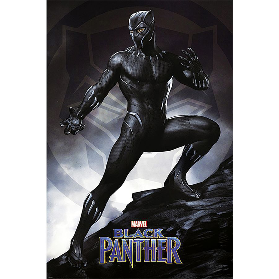 Großformatige Poster Black Stance Poster PYRAMID Panther INTERNATIONAL