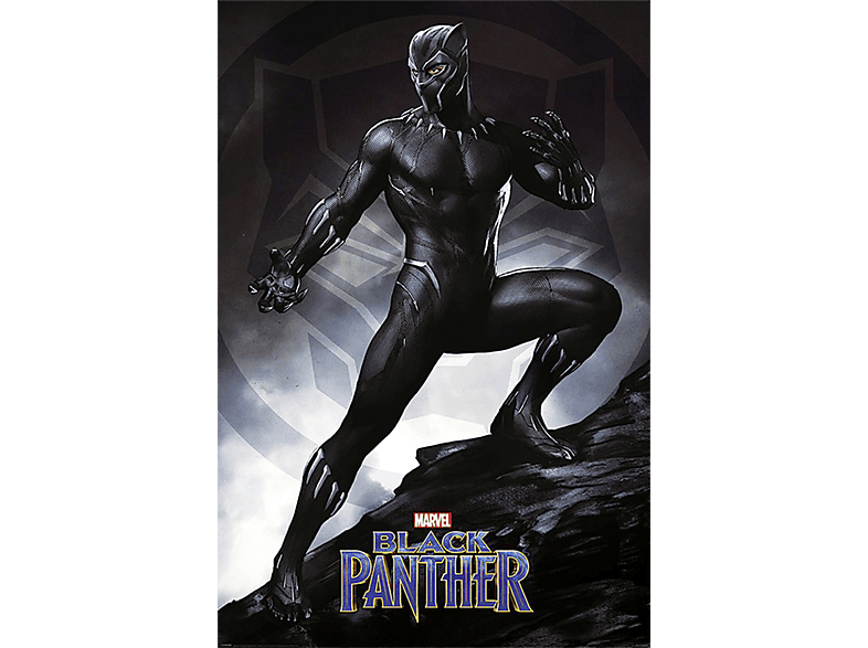 PYRAMID INTERNATIONAL Black Panther Poster Stance  Großformatige Poster