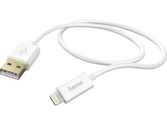 HAMA USB-Kabel - Câble (Blanc)