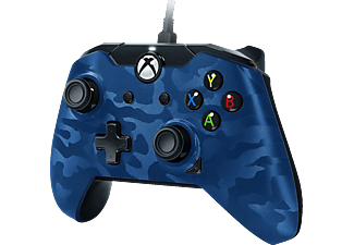 PDP pdp Controller cablato con connessione audio - Per Xbox One/PC - Blu - Controller cablato con connessione audio (Blu / Mimetico)