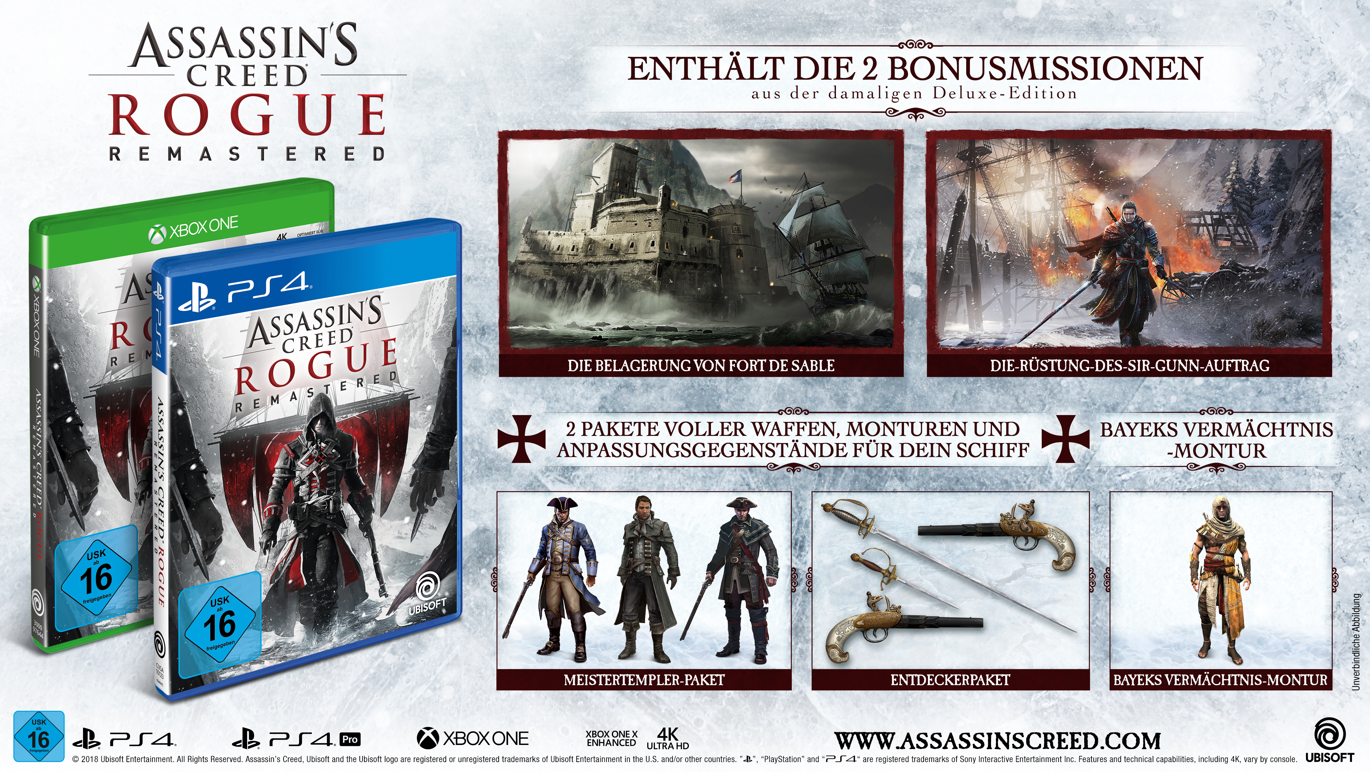 Assassin's Creed Rogue Remastered - [PlayStation 4]