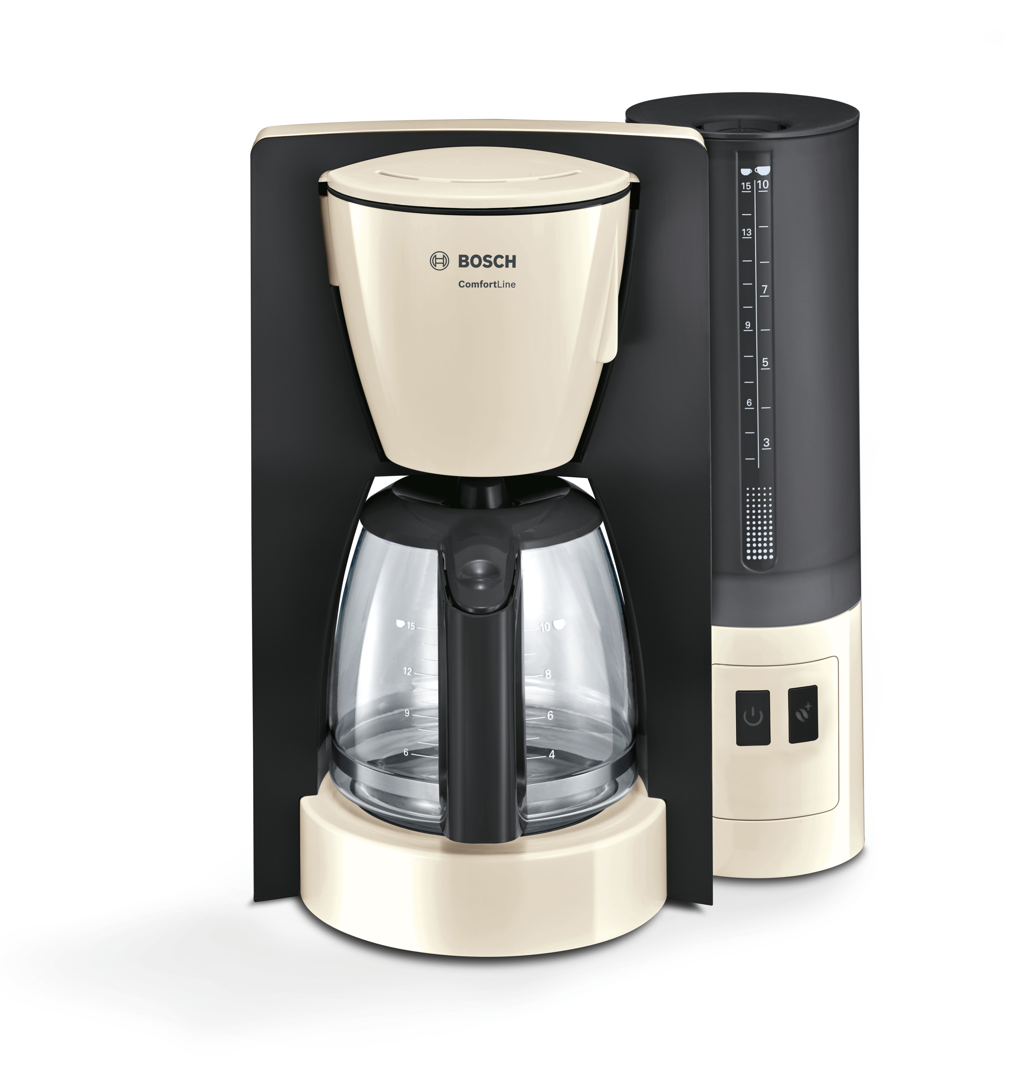 BOSCH TKA6A047 ComfortLine Kaffeemaschine Creme/Dunkelgrau