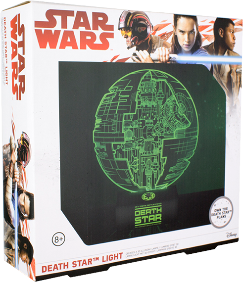 Star Wars - Halálcsillag tervei éjszakai világítás