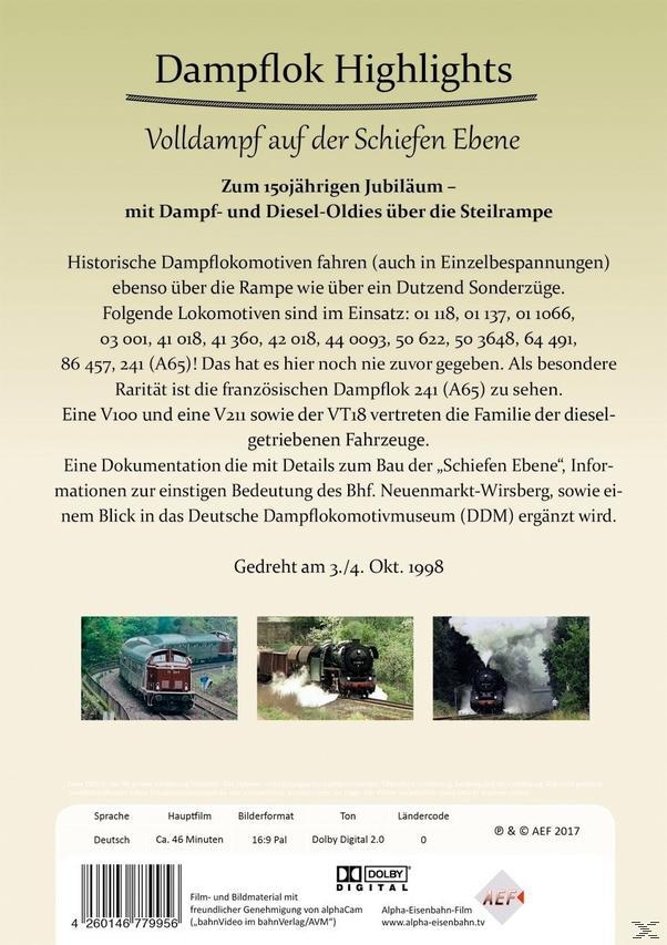 DAMPFLOK HIGHLIGHTS - 150 JAHRE SCHIEFE EBENE DVD