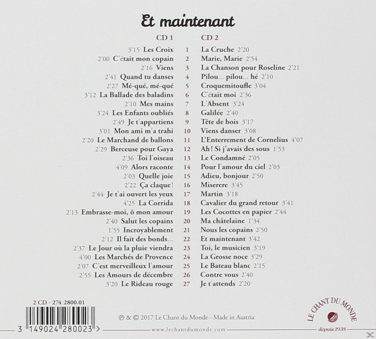 Gilbert Bécaud - Et Maintenant  - (CD)