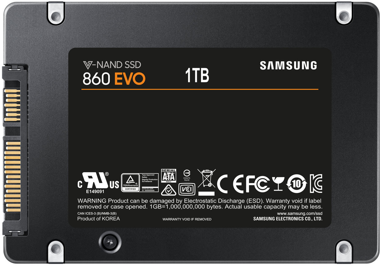 SAMSUNG SSD harde schijf 1 TB 860 Evo Basic Series (MZ-76E1T0B/EU)