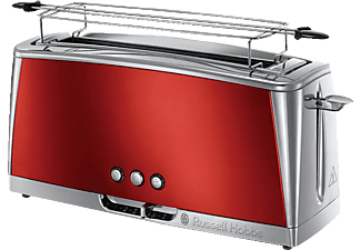 RUSSELL HOBBS 23250-56 RH Luna Solar Toaster Edelstahl/Rot (1420 Watt, Schlitze: 1)