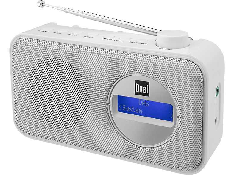 DUAL DAB 84 DAB+ Radio, DAB+, FM, Weiß MediaMarkt