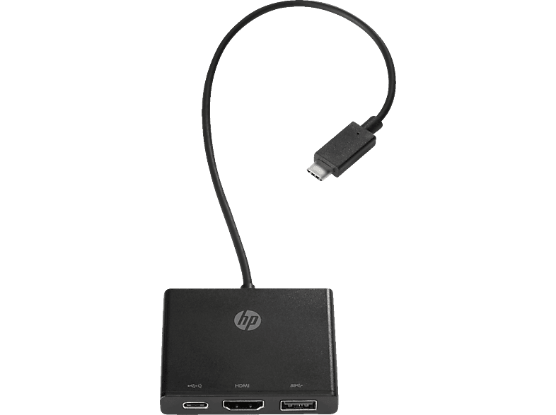 HP USBCzuHDMI/USB 3.0/USBC Adapter, Schwarz Adapter kaufen SATURN
