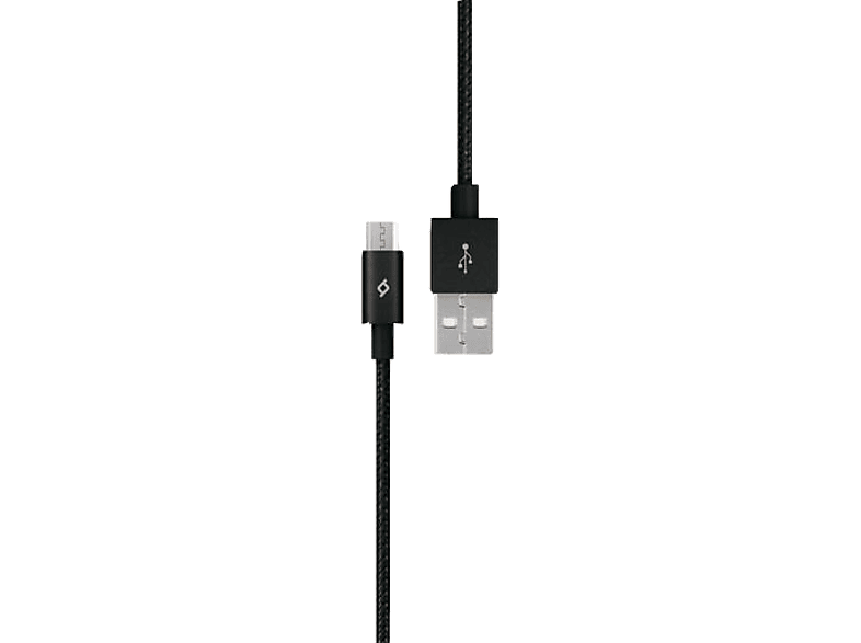 TTEC AlumiCable 1.2 m 2DK11S Siyah Micro USB Şarj Kablosu_0