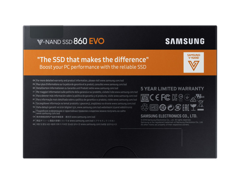 SAMSUNG SSD-Festplatte 250 GB intern 860 EVO Basic