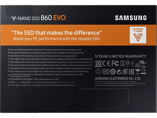 SAMSUNG SSD-Festplatte intern 500 GB 860 EVO Basic
