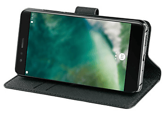 XQISIT Wallet Case Viskan Huawei P10 Lite Zwart