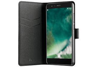 XQISIT Wallet Case Viskan Huawei P10 Lite Zwart