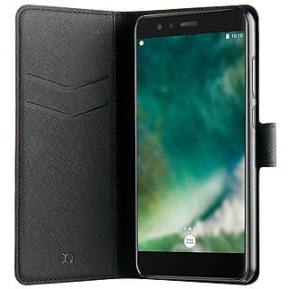 XQISIT Wallet Case Viskan Huawei P10 Lite Zwart