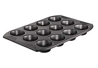 TEFAL J08350 EASY GRIP MUFFINFORM 12ER - Muffinform (Schwarz)